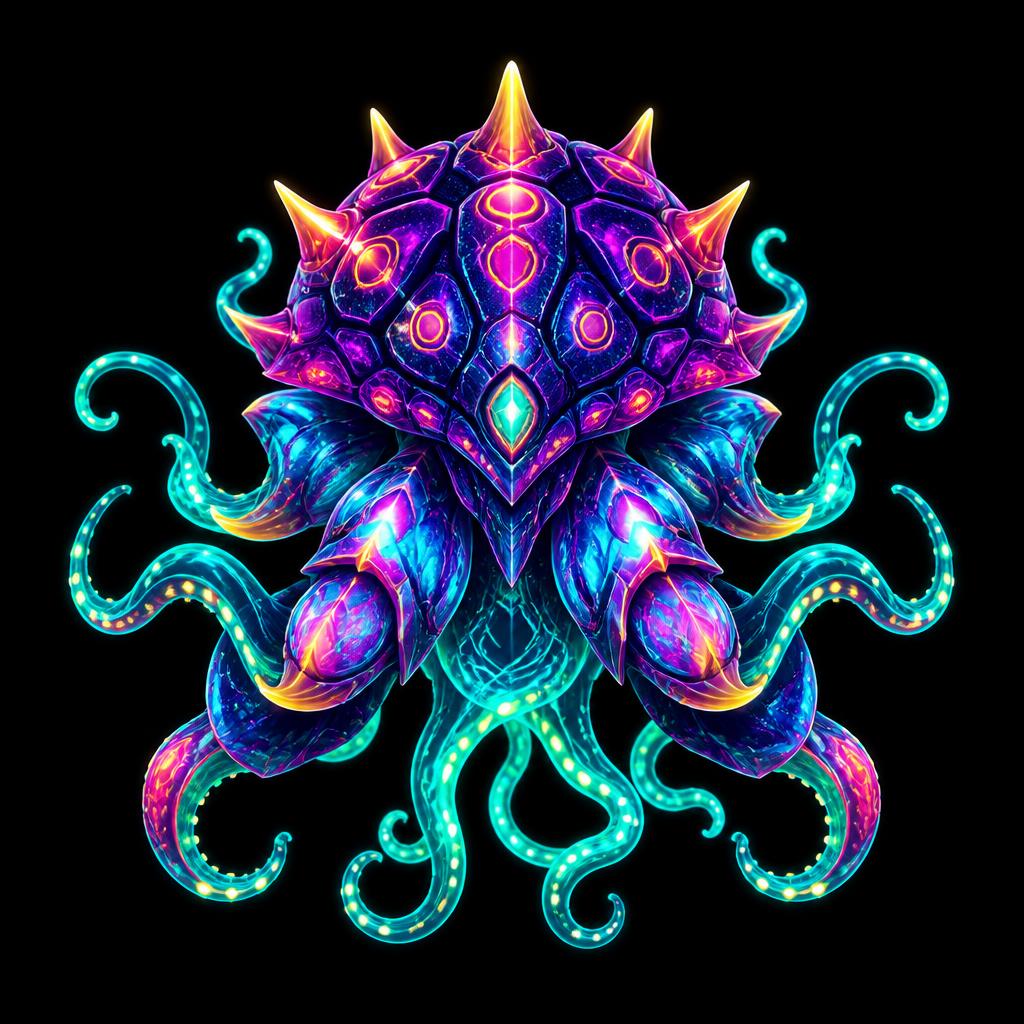 Neon Polyp — STAGE II · EVOLVED