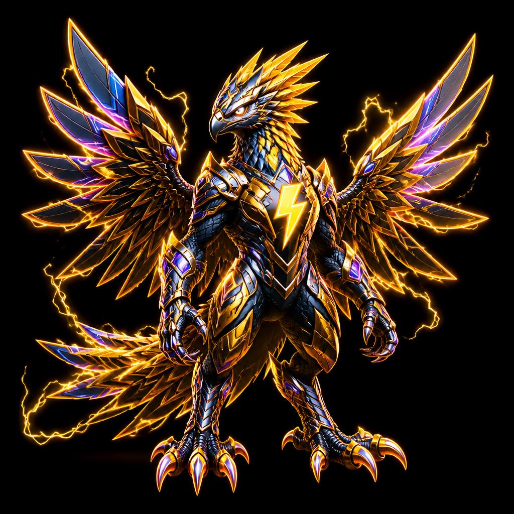 Aether Raptor — STAGE II · EVOLVED